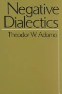 Theodor W. Adorno: Negative dialectics (1983, Continuum)