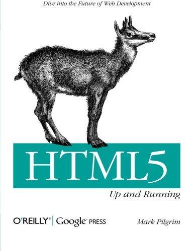 Mark Pilgrim: HTML5: Up and Running (2010)