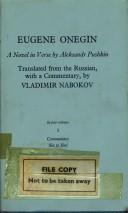 Aleksandr Sergeyevich Pushkin: Eugene Onegin (1976, Routledge and Kegan Paul)