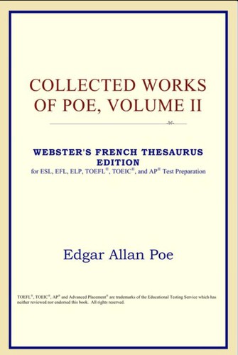 Edgar Allan Poe: Collected Works of Poe, Volume II (Paperback, 2005, ICON Classics)