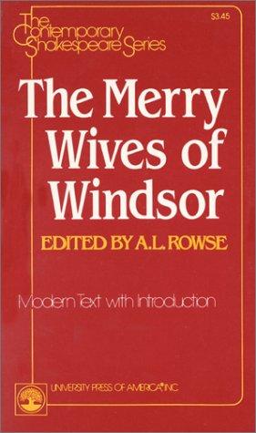 William Shakespeare: The merry wives of Windsor (1986, University Press of America)
