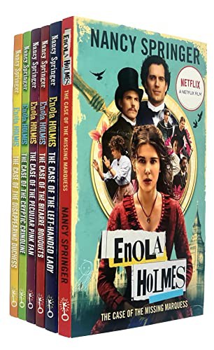 Nancy Springer: Enola Holmes Mystery Series 6 Books Collection Set Nancy Springer (Paperback, Puffin Books Ltd)