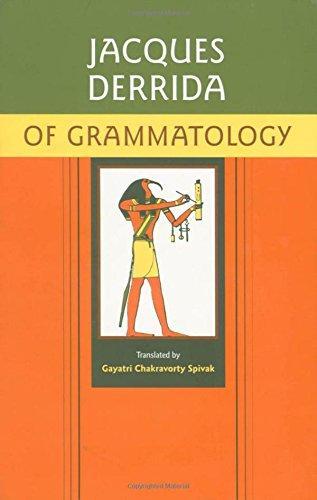 Jacques Derrida: Of Grammatology (1998)