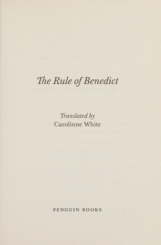 Anonymous: Rule of Benedict (2016, Penguin Books, Limited, Penguin Classic, Penguin Classics)