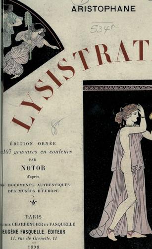 Aristophanes: Lysistrata (French language, 1898, Charpentier et Fasquelle)