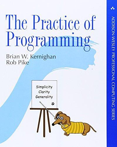 Rob Pike: The Practice of Programming (1999)