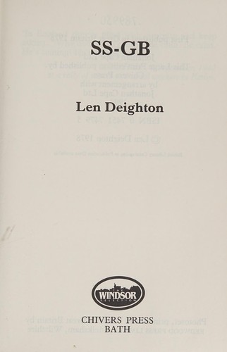 Len Deighton: SS-GB (1993, Chivers)