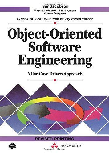 Ivar Jacobson: Object Oriented Software Engineering (1992)