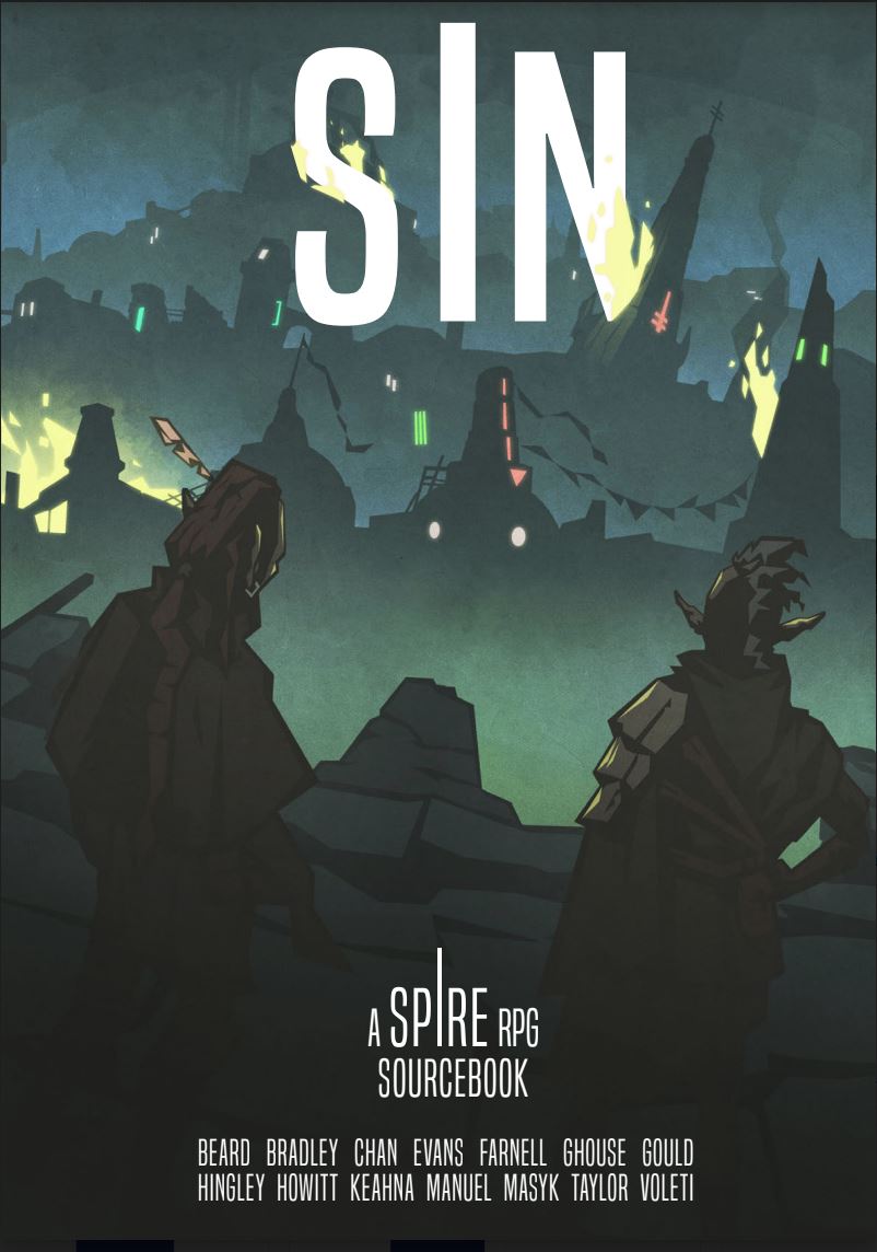 Grant Howitt, Christopher Taylor, Pauline Chan, Basheer Ghouse, JP Bradley, Christine Beard, Cat Evans, Thomas Manuel, Helen Gould, Lio Keahna, Viditya Voleti, Chris Farnell, Eleanor Hingley: Sin (Hardcover, 2020, Rowan Rook and Decard)