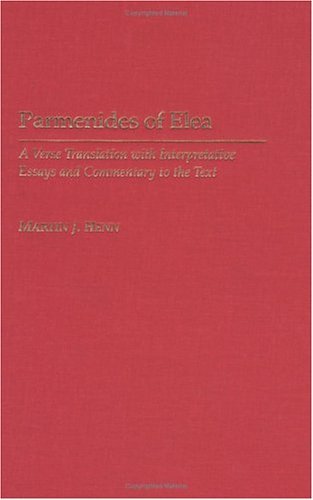 Eleates Parmenides: Parmenides of Elea (Hardcover, 2003, Praeger)