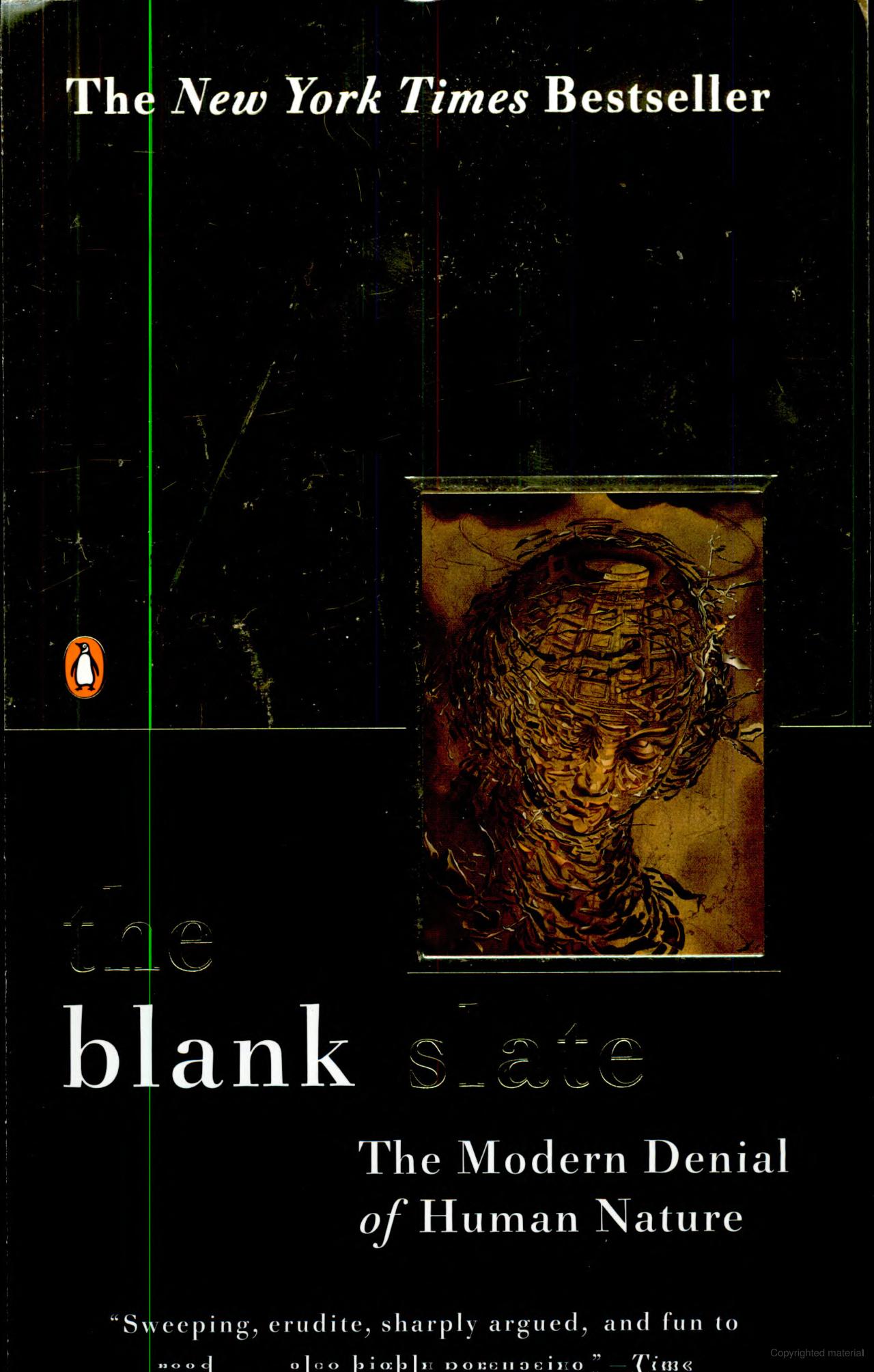 Steven Pinker: The blank slate (2002, Penguin)