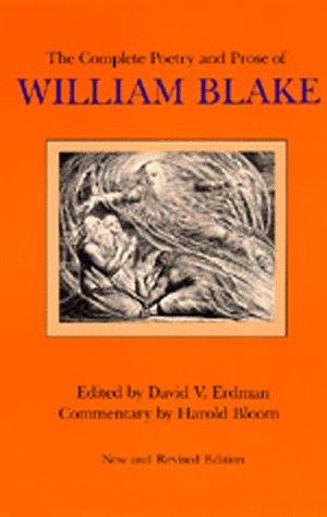 William Blake: The complete poetry and prose of William Blake (1981, University of California Press)