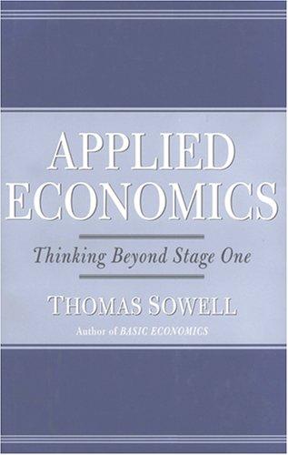 Thomas Sowell: Applied Economics (AudiobookFormat, 2006, Blackstone)