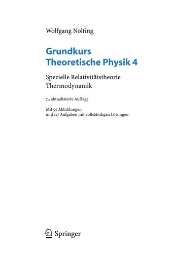 Wolfgang Nolting: Grundkurs theoretische Physik (German language, 2010, Springer)