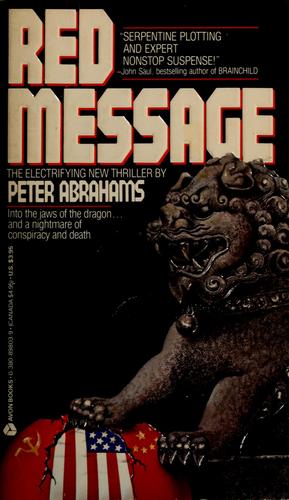 Peter Abrahams, Peter Abrahams: Red message (1986, Avon)
