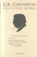 Gilbert Keith Chesterton: Collected Works of G.K. Chesterton (Paperback, 1987, Ignatius Press)