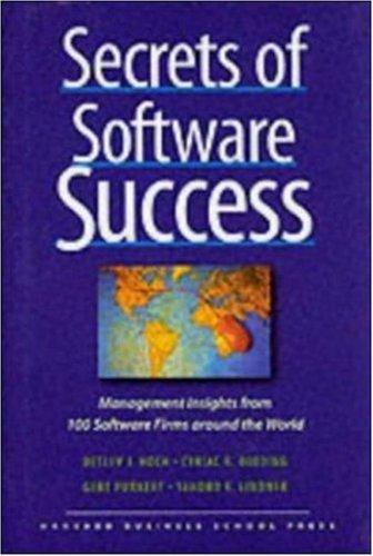 Secrets of software success (2000, Harvard Business School Press)