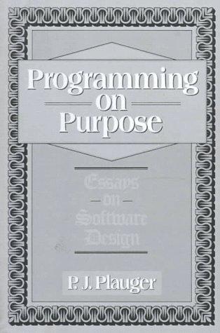 P. J. Plauger: Programming on purpose (1993, PTR Prentice Hall)