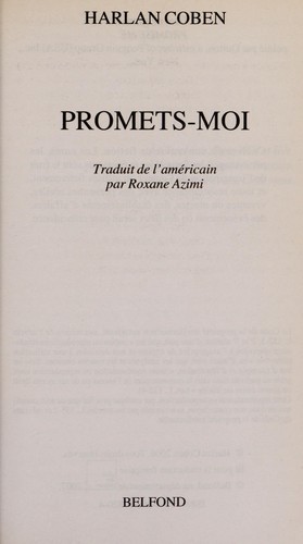 Harlan Coben: Promets-moi (French language, 2008, Pocket)