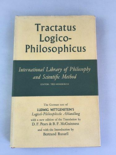 Ludwig Wittgenstein: Tractatus Logico-Philosophicus (1962)