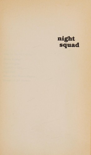 David Goodis: Night squad (1992, Vintage Books)