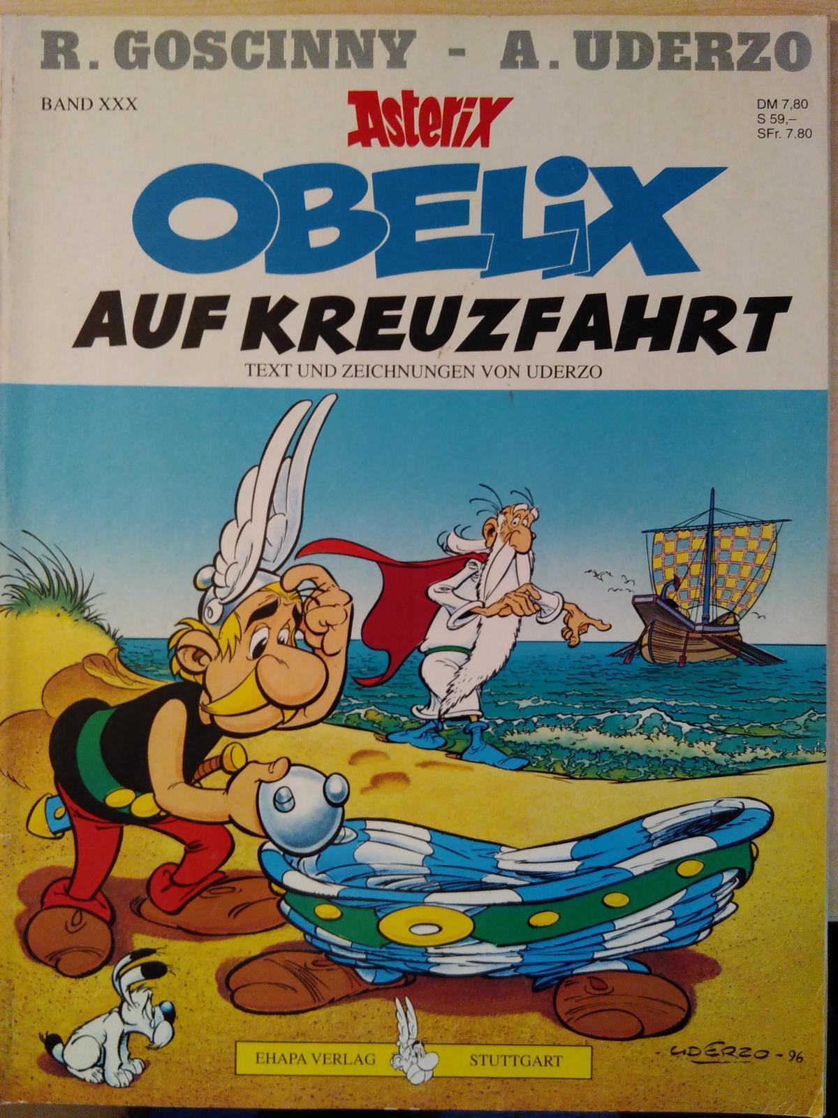 Albert Uderzo: Obelix auf Kreuzfahrt (German language, 1996)