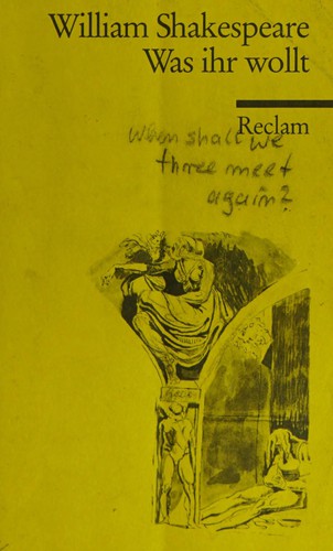 William Shakespeare: Was ihr wollt (German language, 2014, Reclam)