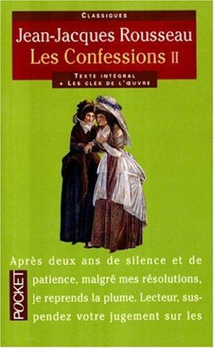 Jean-Jacques Rousseau: Les confessions (French language, 1998, Presses Pocket)