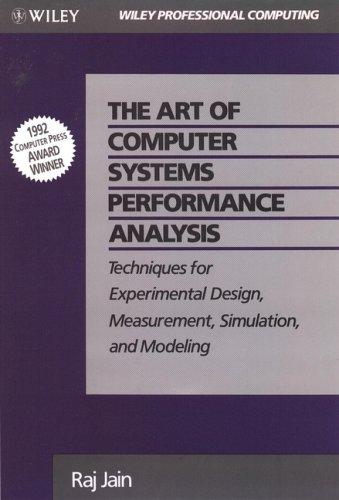 Raj Jain: The art of computer systems performance analysis (1991, Wiley)