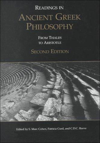 Patricia Curd, S. Marc Cohen, C. D. C. Reeve: Readings in Ancient Greek Philosophy (Paperback, 2000, Hackett Pub Co Inc)