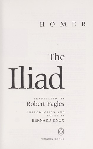 Όμηρος: The Iliad (1998, Penguin Books)