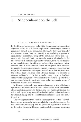 Christopher Janaway: The Cambridge companion to Schopenhauer (1999, Cambridge University Press)