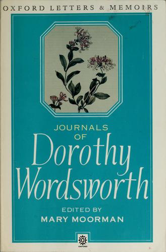 Dorothy Wordsworth: Journals of Dorothy Wordsworth (1991, Oxford University Press)