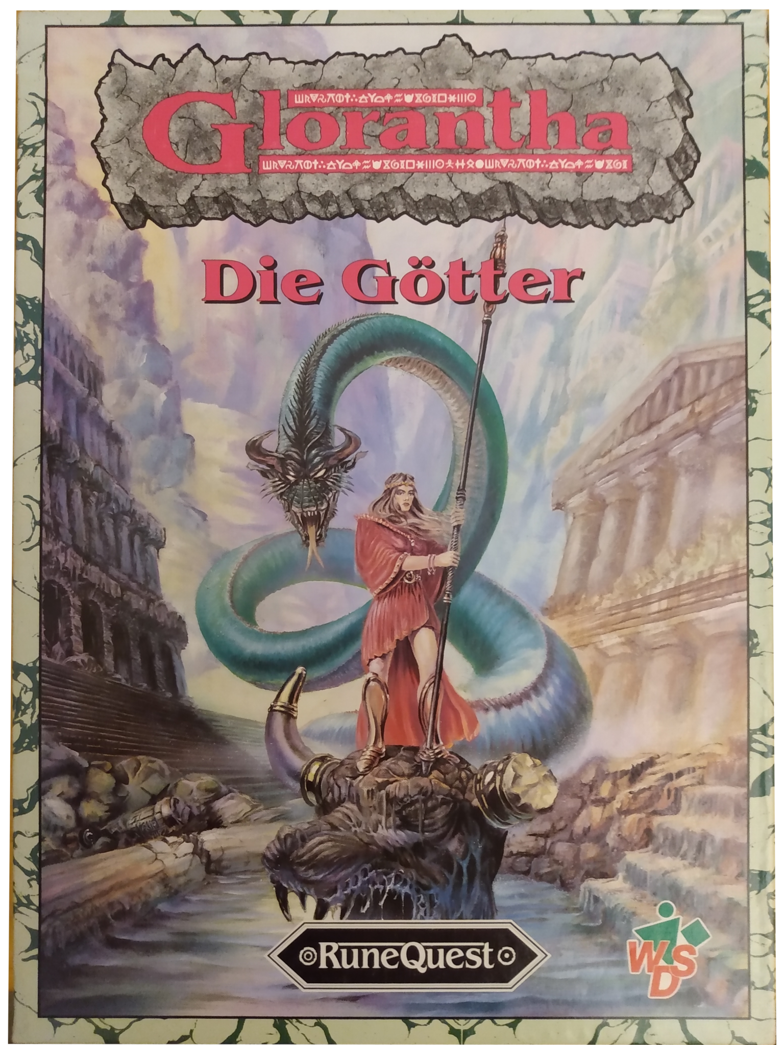 Sandy Petersen, Greg Stafford, Steve Perrin, Charlie Krank: Glorantha – Die Götter (German language, 1993, Welt der Spiele)