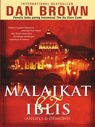 Dan Brown: Malaikat & Iblis (Indonesian language, 2006, Serambi Ilmu Semesta)