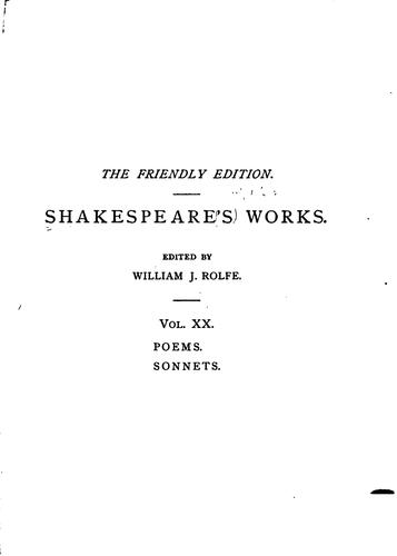 William Shakespeare: Shakespeare's Works (1884, Harper & brothers)