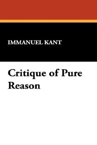 Immanuel Kant: Critique of Pure Reason (Paperback, 2007, Wildside Press)