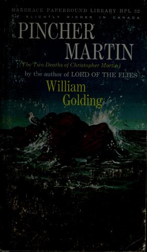 William Golding: Pincher Martin (1984, Harcourt Brace Jovanovich)