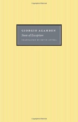 Giorgio Agamben: State of Exception (University Of Chicago Press, University of Chicago Press)