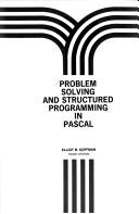 Elliot B. Koffman: Problem solving and structured programming in PASCAL (1981, Addison-Wesley)