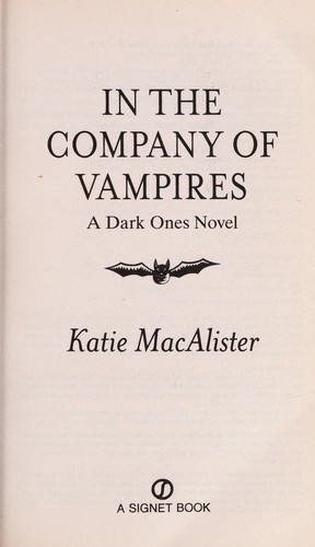 Katie MacAlister: In the company of vampires (2010, Signet)