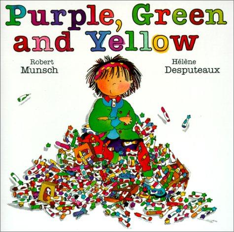 Robert N. Munsch: Purple, Green and Yellow (Hardcover, 1999, Tandem Library, Turtleback Books)