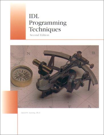 David W. Fanning: IDL Programming Techniques (Paperback, 2000, Fanning Software Consulting)