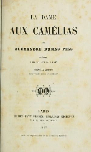 E. L. James: La Dame aux camélias (French language, 1857, Michel Lévy)