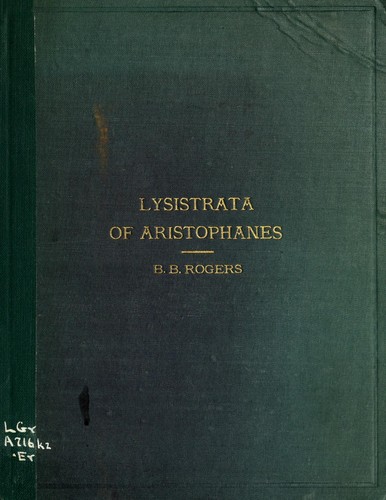 Aristophanes: The revolt of the women (1872, Bell)