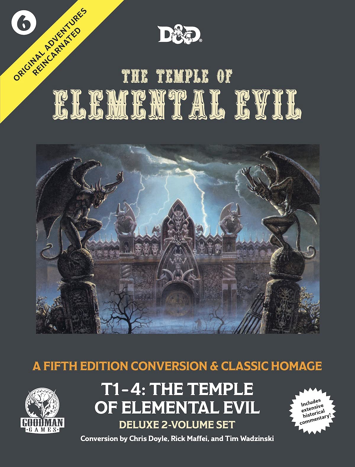 Chris Doyle, Gary Gygax, Frank Mentzer, Rick Maffei, Tim Wadzinski: The Temple of Elemental Evil (Hardcover, 2021, Goodman Games)