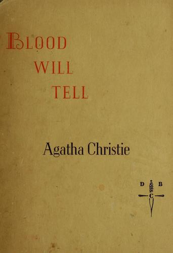 Agatha Christie: Blood will tell (1951, Walter J. Black)