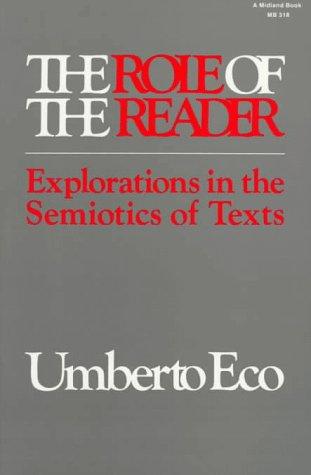 Umberto Eco: The Role of the Reader (Paperback, 1984, Indiana University Press)