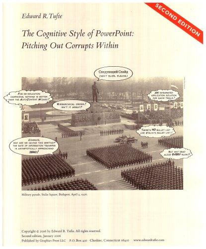 Edward R. Tufte: The Cognitive Style of PowerPoint (Paperback, 2006, Graphics Press)
