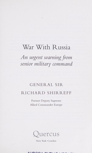 Richard Shirreff: War with Russia (2016)